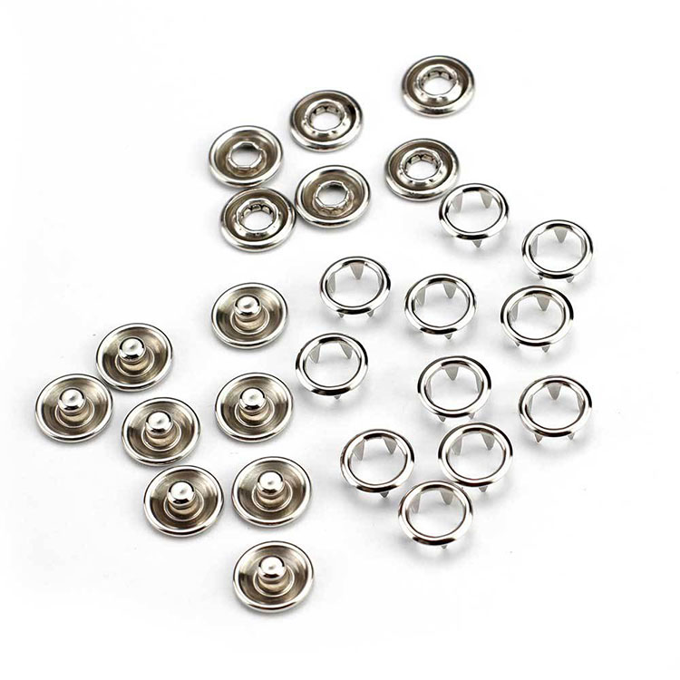 Stainless Steel Prong Snap Button – Matibay na Pangkabit, Rustproof at Balat para sa Lahat ng Gamit ng Garment