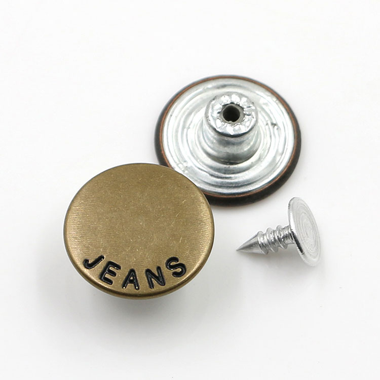 Anti-brass Jeans Button Customization